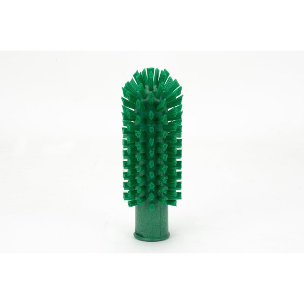 2 in W Pipe and Valve Brush, Green, Polypropylene