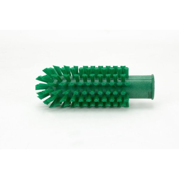 2 in W Pipe and Valve Brush, Green, Polypropylene