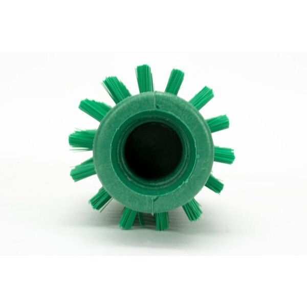 2 in W Pipe and Valve Brush, Green, Polypropylene