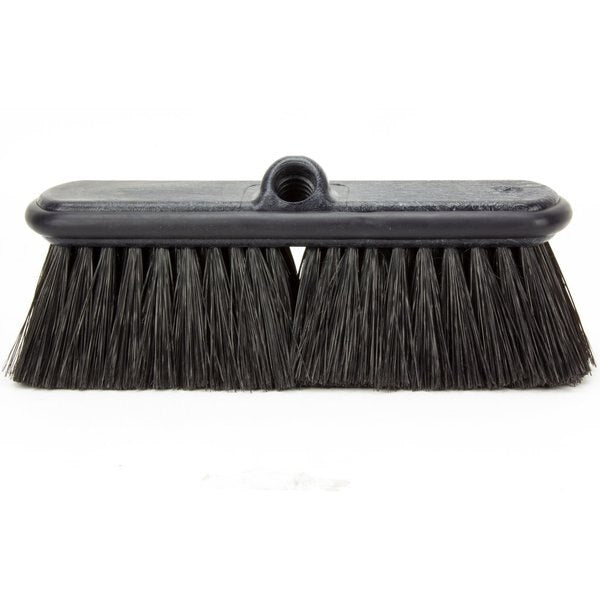 3 in W Flo-Thru Brush, Black, Polypropylene