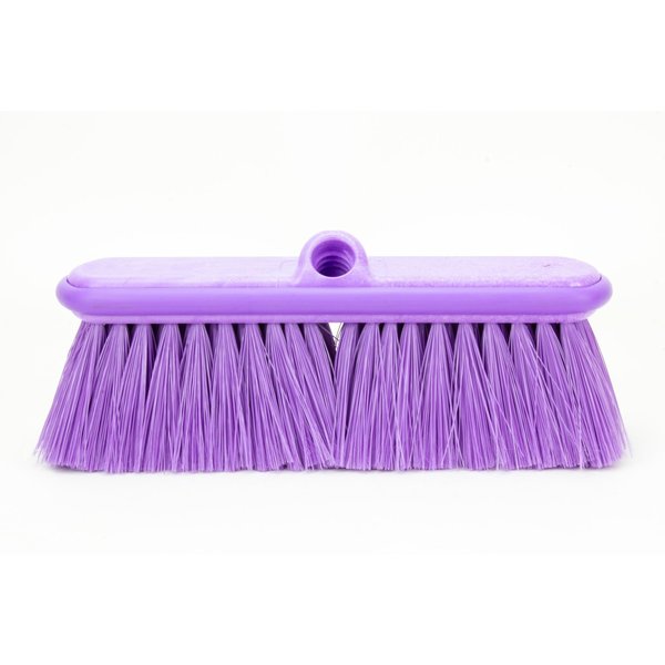 3 in W Flo-Thru Brush, Purple, Polypropylene