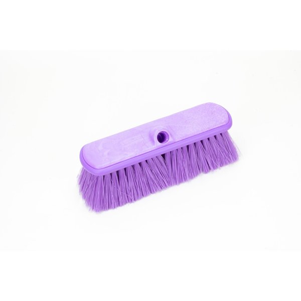 3 in W Flo-Thru Brush, Purple, Polypropylene