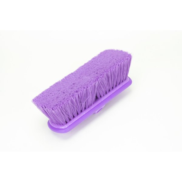 3 in W Flo-Thru Brush, Purple, Polypropylene