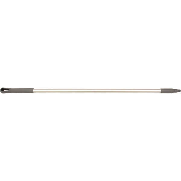 48 in Aluminum Handle, Gray, Aluminum
