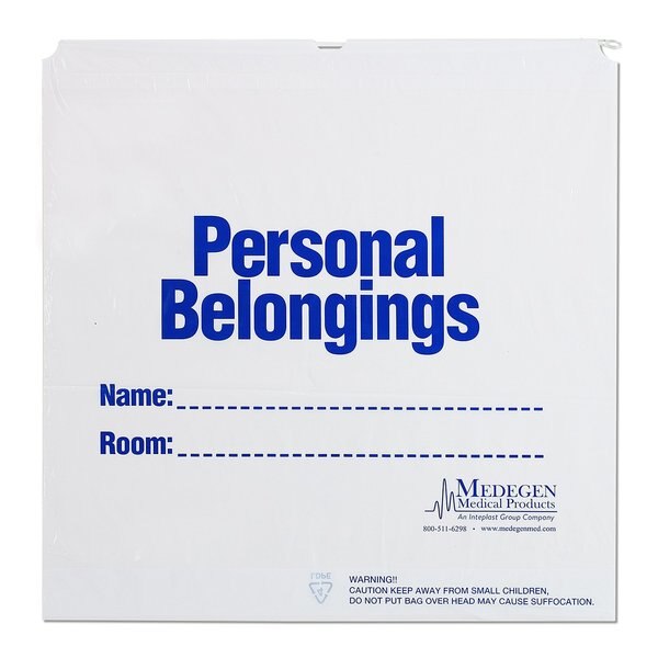 Patient Belonging Bag, 20x19x4