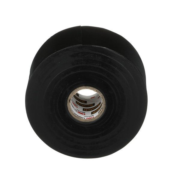 Rubber Electrical Tape, 130C, Scotch, 2 in W x 30 ft L, 30 mil thick, Black, 1 Pack