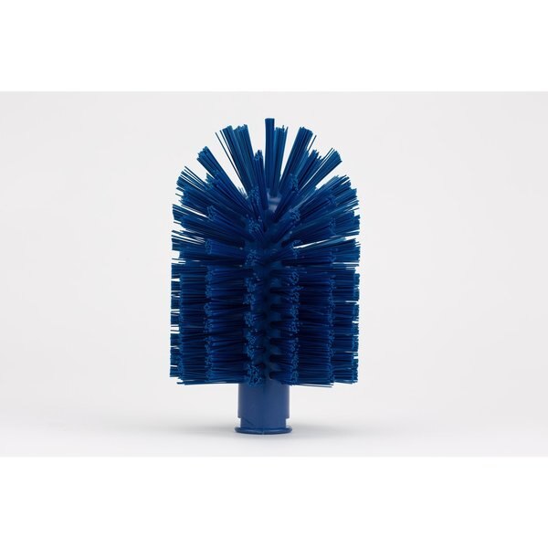 4 in W Pipe and Valve Brush, Blue, Polypropylene