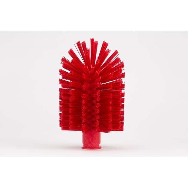 4 in W Pipe and Valve Brush, Red, Polypropylene