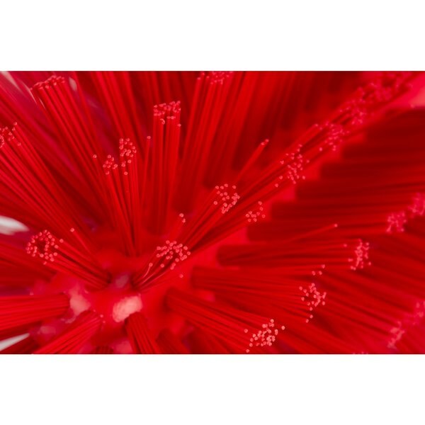 4 in W Pipe and Valve Brush, Red, Polypropylene