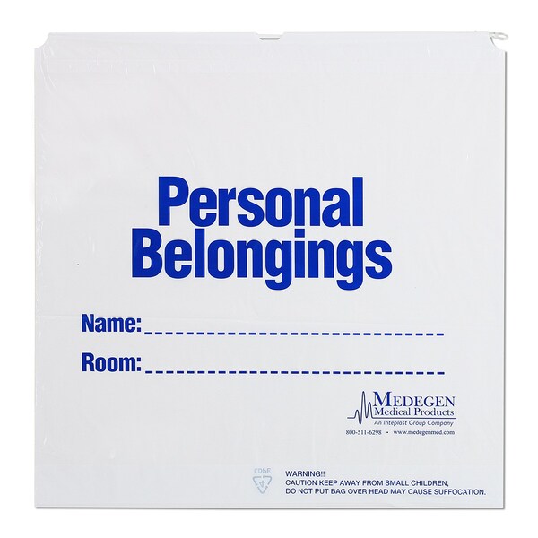 Patient Belonging Bag, 28x32x4