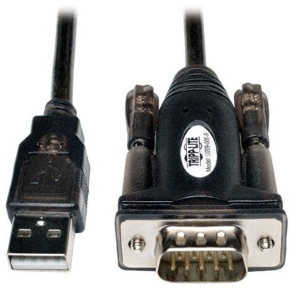 USB to Serial Adapter Cable USB-A to DB9 RS-232 M/M 5ft 5FT