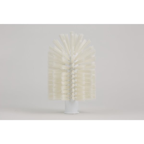 4 in W Pipe and Valve Brush, White, Polypropylene