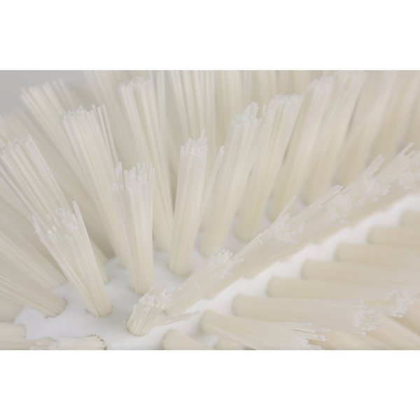 4 in W Pipe and Valve Brush, White, Polypropylene