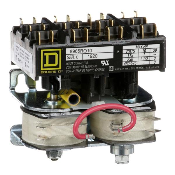 Reversing Hoist Contactor, HP ratings, 3