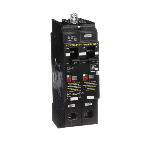 MOLDED CASE CIRCUIT BRKR 1-POLE 480V 20A, 20 A, 480Y/277V AC, 1 Pole, Bolt-On Mounting Style