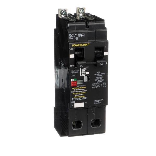 MOLDED CASE CIRCUIT BREAKER 480V 30AMP, 30 A, 480Y/277V AC, 2 Pole, Bolt-On Mounting Style