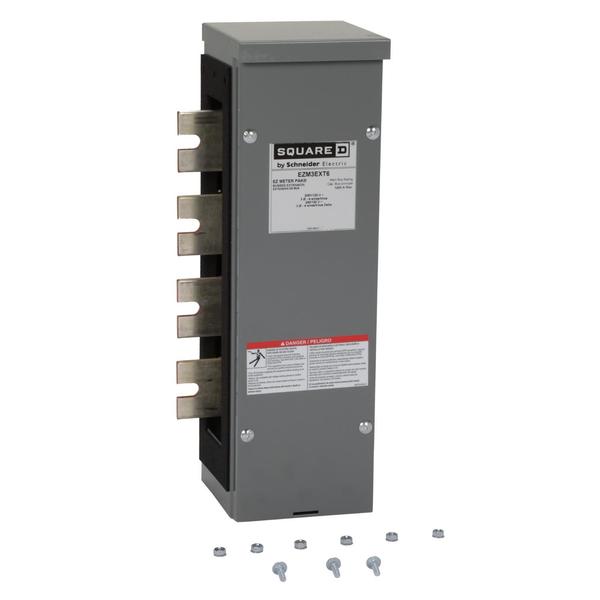 EZ Meter Pak, 6 inch bus extension, 1200, 1200-1200 A Amps, EZ meter-pak Circuit Breaker Type