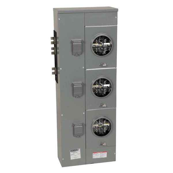 EZ Meter Pak, 3 ringless sockets with le
