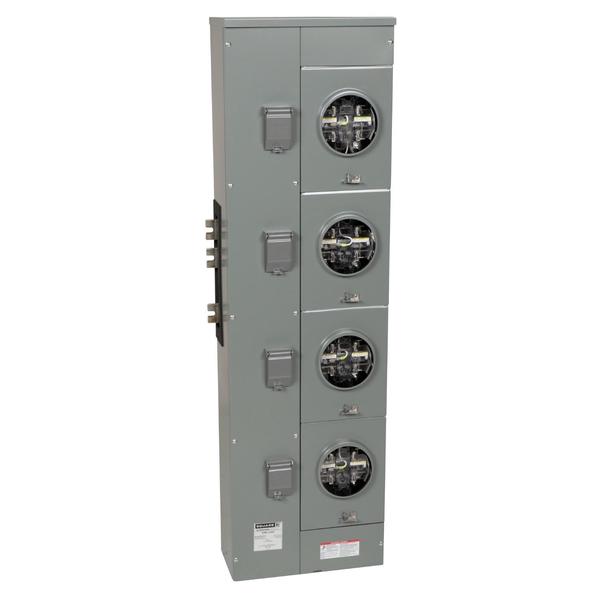EZ Meter Pak, 4 ringless sockets with le