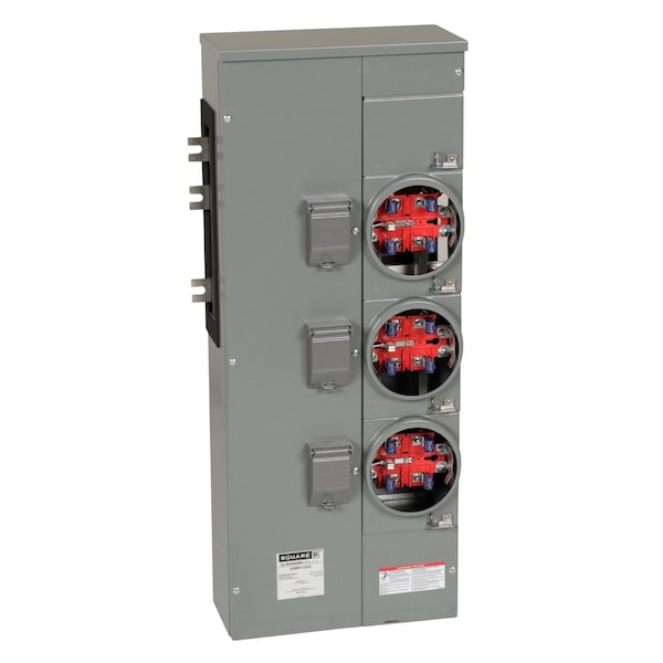 EZ Meter Pak, branch, 3 ringless sockets