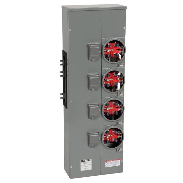 EZ Meter Pak, branch, 4 ringless sockets