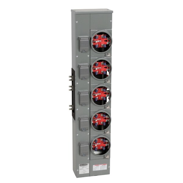 EZ Meter Pak, branch, 5 ringless sockets
