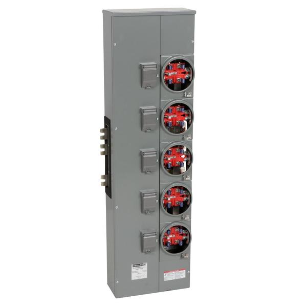 EZ Meter Pak, branch, 5 ringless sockets