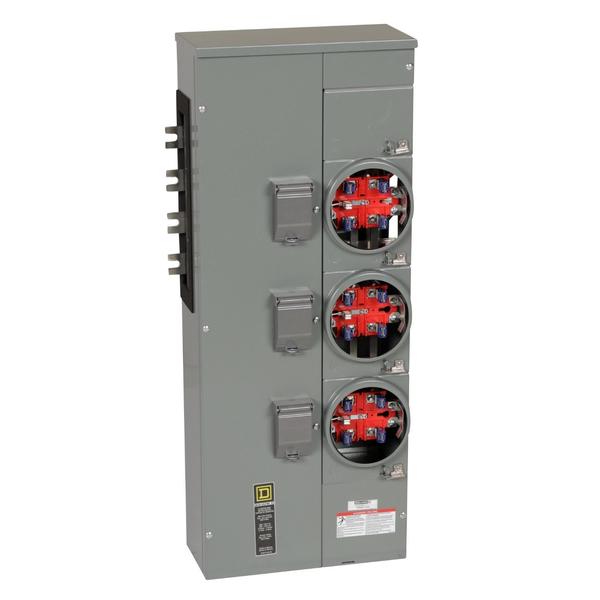 EZ Meter Pak, branch, 3 ringless sockets