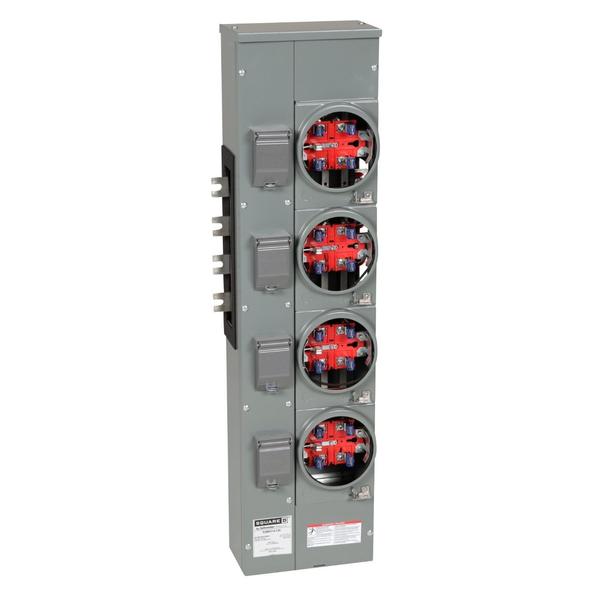 EZ Meter Pak, branch, 4 ringless sockets