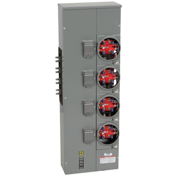 EZ Meter Pak, branch, 4 ringless sockets