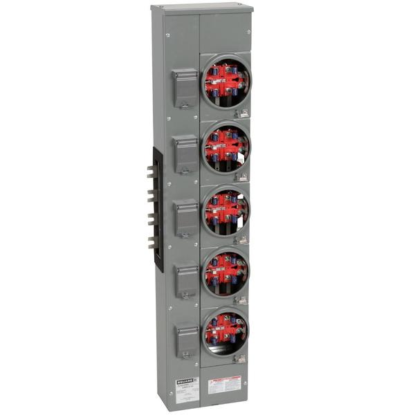 EZ Meter Pak, branch, 5 ringless sockets