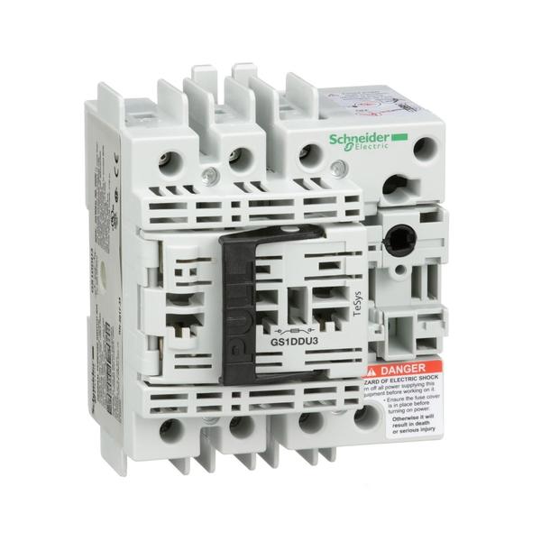 TeSys GS, disconnect switch, fuse, 3 P,