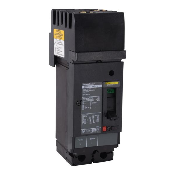 Circuit breaker, PowerPact H, I Line, th, 60 A, 690V AC, 2 Pole, I-Line Bracket Mounting Style