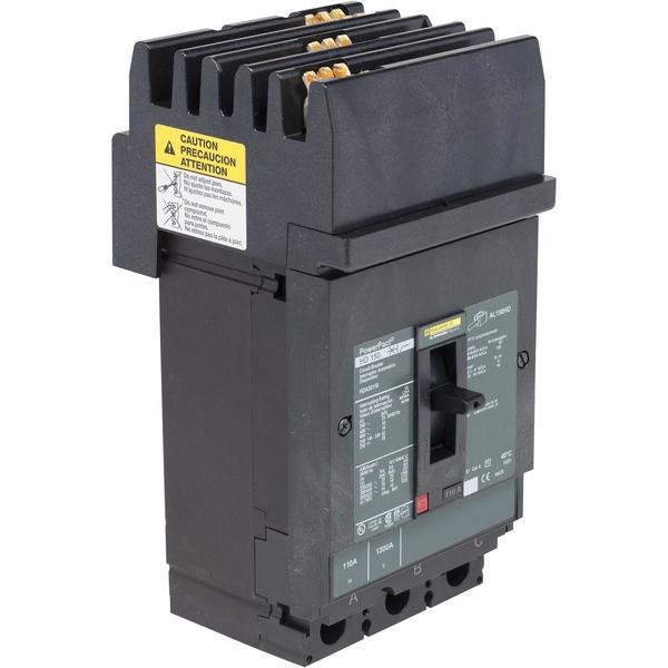 Circuit breaker, PowerPact H, I Line, Mi, 150 A, 690V AC, 3 Pole, I-Line Bracket Mounting Style