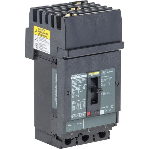 Circuit breaker, PowerPact H, I Line, th, 20 A, 690V AC, 3 Pole, I-Line Bracket Mounting Style