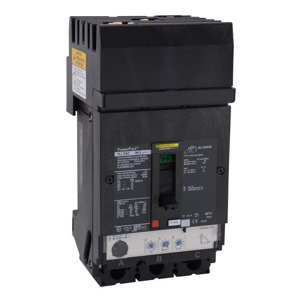 Circuit breaker, PowerPact H, I Line, Mi, 60 A, 690V AC, 3 Pole, I-Line Bracket Mounting Style
