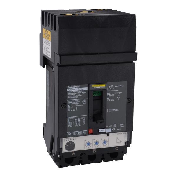 Circuit breaker, PowerPact H, I Line, Mi, 60 A, 690V AC, 3 Pole, I-Line Bracket Mounting Style