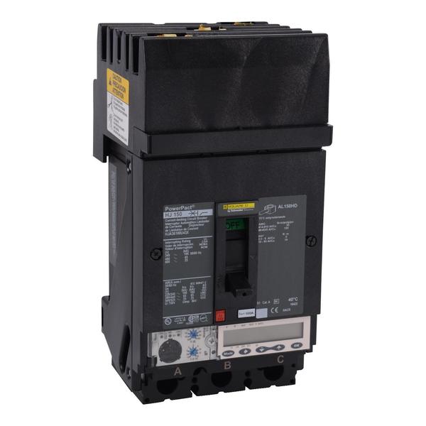 Circuit breaker, PowerPact H, I Line, Mi, 100 A, 690V AC, 3 Pole, I-Line Bracket Mounting Style