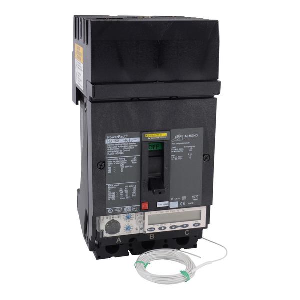 Circuit breaker, PowerPact H, I Line, Mi, 150 A, 690V AC, 3 Pole, I-Line Bracket Mounting Style