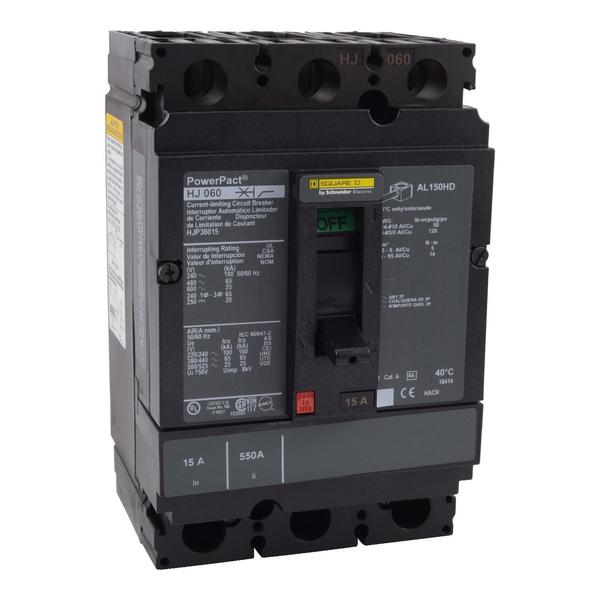 Circuit Brkr, PowerPact H, thermal magne, 30 A, 690V AC, 3 Pole, Unit Mount Lug Mounting Style