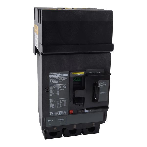 Circuit breaker, PowerPact H, I Line, Mi, 100 A, 690V AC, 3 Pole, I-Line Bracket Mounting Style