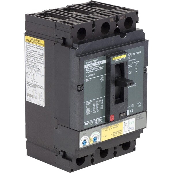Motor circuit protector, PowerPact H, 30, 30 A, 690V AC, 3 Pole, Unit Mount Lug Mounting Style