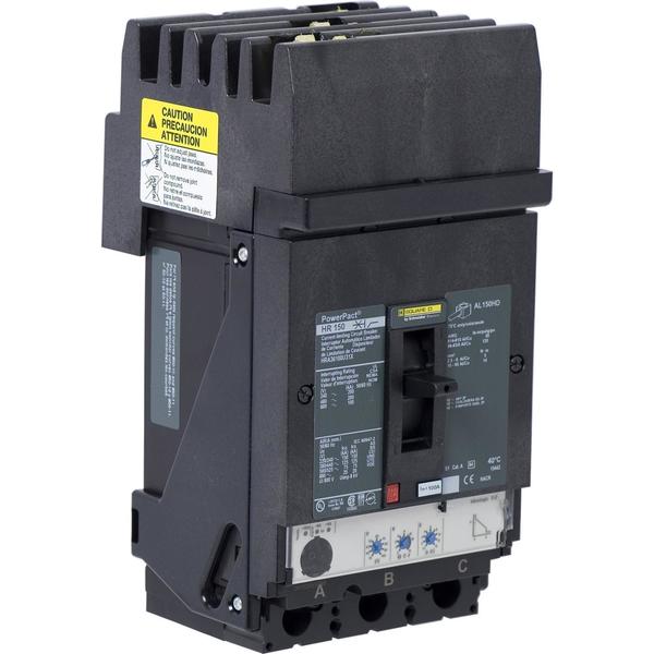 Circuit breaker, PowerPact H, I Line, Mi, 100 A, 690V AC, 3 Pole, I-Line Bracket Mounting Style
