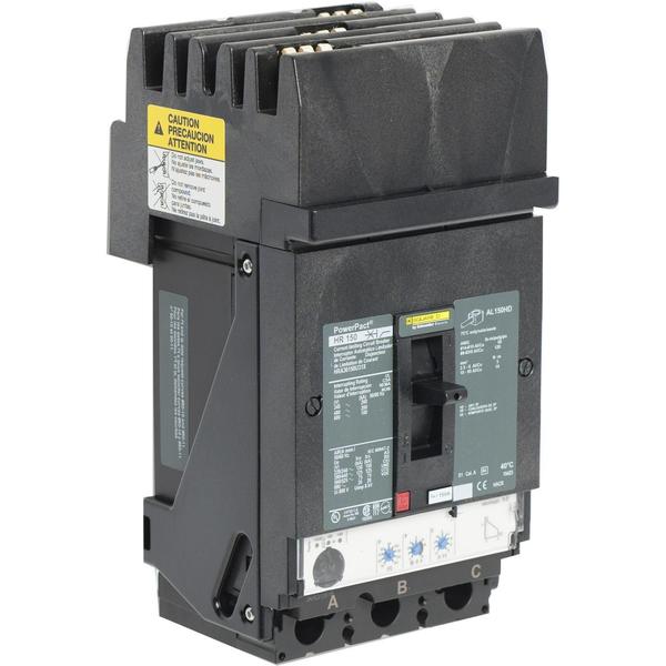 Circuit breaker, PowerPact H, I Line, Mi, 150 A, 690V AC, 3 Pole, I-Line Bracket Mounting Style