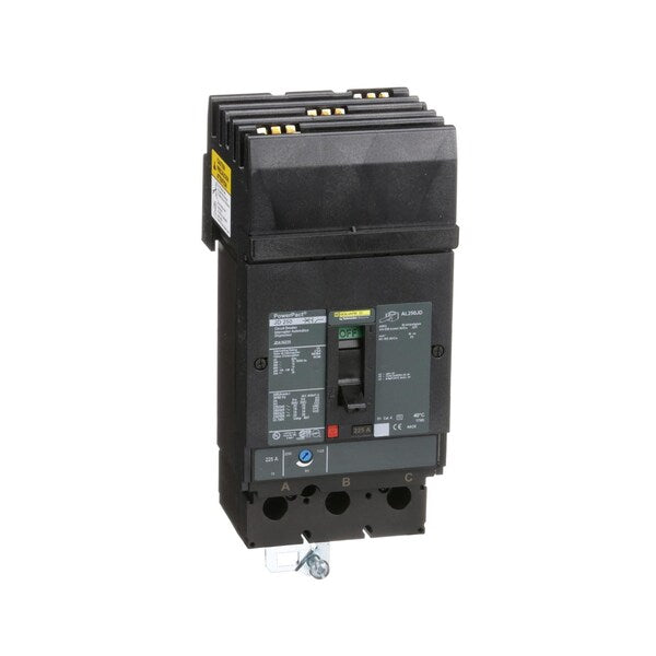 PowerPact J-Frame breaker, I-Line, therm, 225 A, 600V AC, 3 Pole, I-Line Bracket Mounting Style