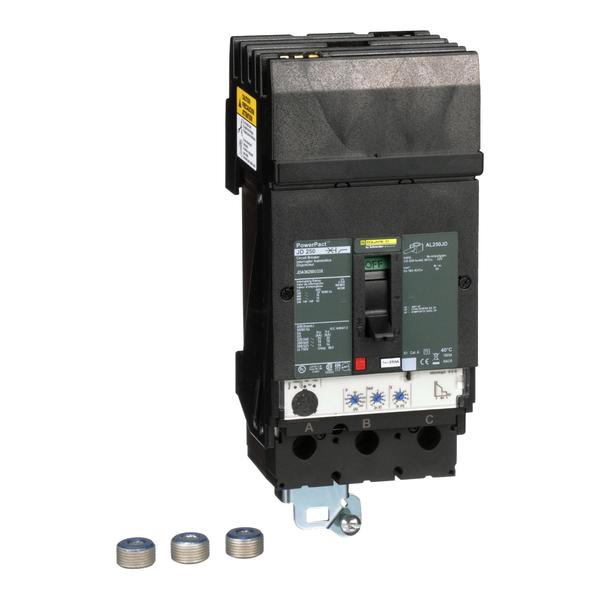 PowerPact J-Frame breaker, I-Line, Micro, 250 A, 600V AC, 3 Pole, I-Line Bracket Mounting Style