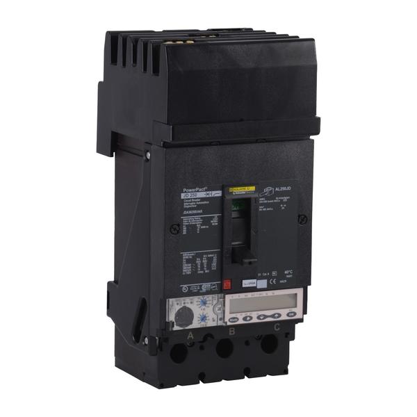 PowerPact J-Frame breaker, I-Line, Micro, 250 A, 600V AC, 3 Pole, I-Line Bracket Mounting Style
