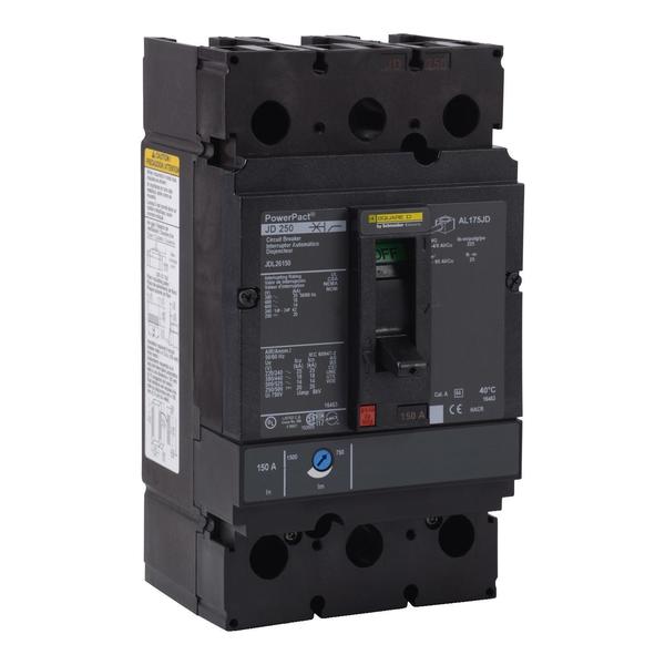 PowerPact J-Frame breaker, thermal-magne, 200 A, 600V AC, 2 Pole, Unit Mount Lug Mounting Style