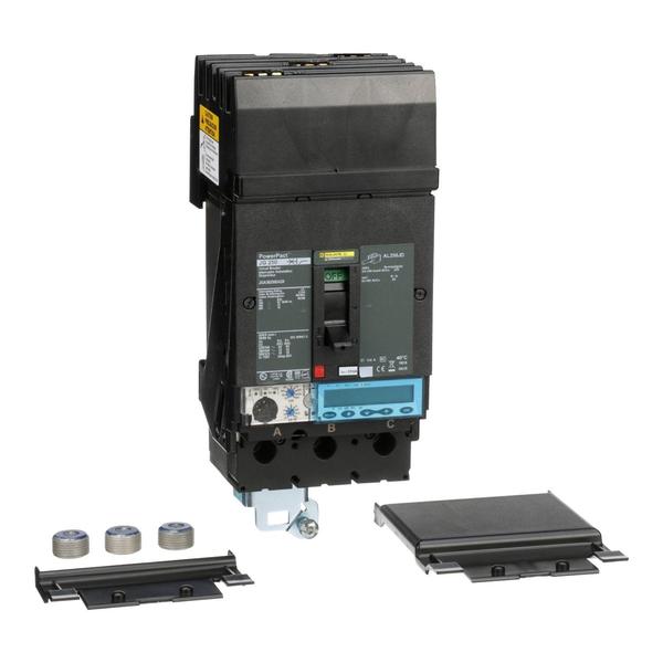 PowerPact J-Frame breaker, I-Line, Micro, 250 A, 600V AC, 3 Pole, I-Line Bracket Mounting Style