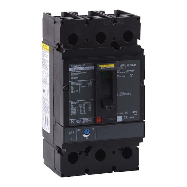 PowerPact J-Frame breaker, thermal-magne, 200 A, 600V AC, 3 Pole, Unit Mount Lug Mounting Style